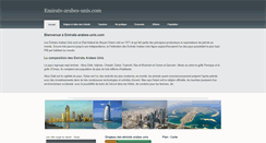Desktop Screenshot of emirats-arabes-unis.com